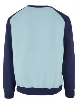 Pánská mikina URBAN CLASSICS TB3830 OCEAN BLUE/DARK BLUE