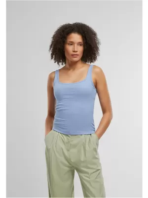 Dámské tílko URBAN CLASSICS TB7513A BLACK/POWDER BLUE