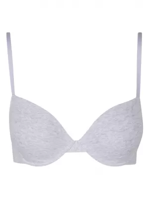 Dámská podprsenka URBAN CLASSICS TB7652A BLACK/HEATHER GREY