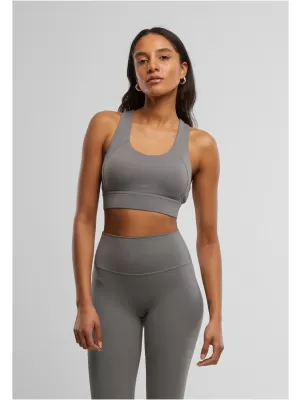 Dámská podprsenka URBAN CLASSICS TB7805 SENIOR GREY