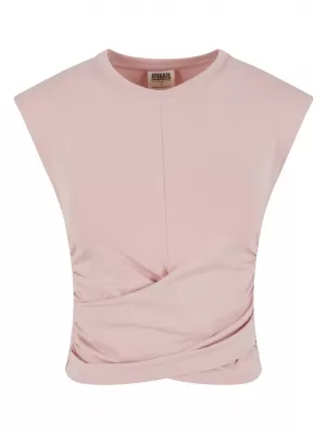 Dámské triko URBAN CLASSICS TB7450 POWDER ROSE