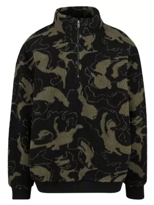 Pánská mikina URBAN CLASSICS TB8024 OLIVE WIRL