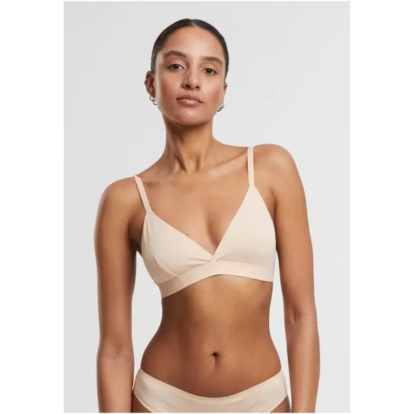  Dámská podprsenka URBAN CLASSICS TB7655A NUDE/NUDE 