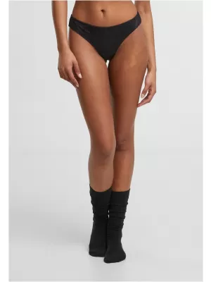 Dámská tanga URBAN CLASSICS TB7850A BLACK/BLACK