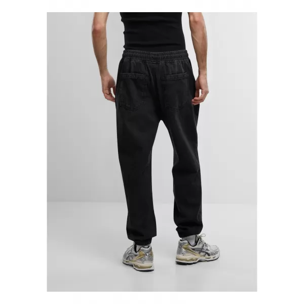  Pánské džíny URBAN CLASSICS TB7296 BLACK WASHED 