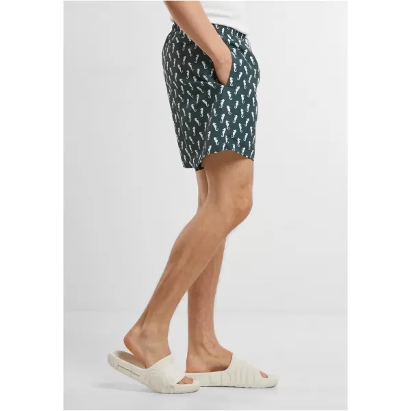  Pánské koupací šortky URBAN CLASSICS TB2679 DARK GREY 