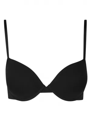 Dámská podprsenka URBAN CLASSICS TB7652A BLACK/WHITE