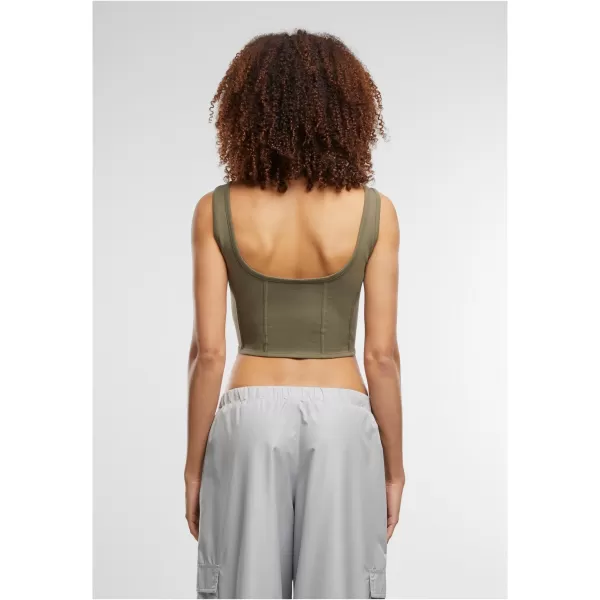  Dámské triko URBAN CLASSICS TB7534 OLIVE 