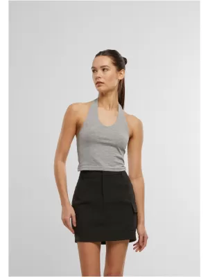 Dámské triko URBAN CLASSICS TB7533 HEATHER GREY