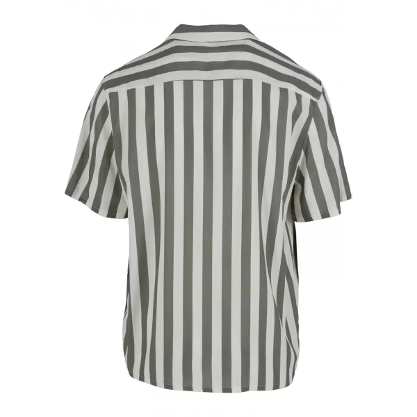  Pánská košile URBAN CLASSICS TB4150 PALE OLIVE/OFFWHITE 