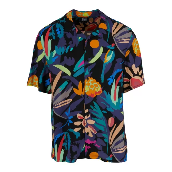  Pánská košile URBAN CLASSICS TB4150 BLACK FRUITY 