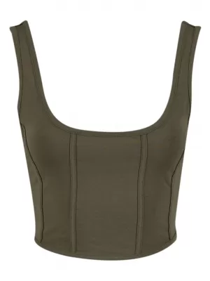 Dámské triko URBAN CLASSICS TB7534 OLIVE