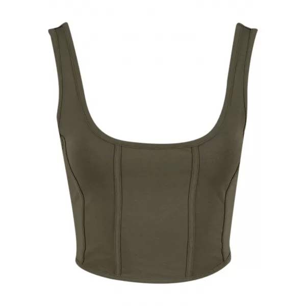  Dámské triko URBAN CLASSICS TB7534 OLIVE 