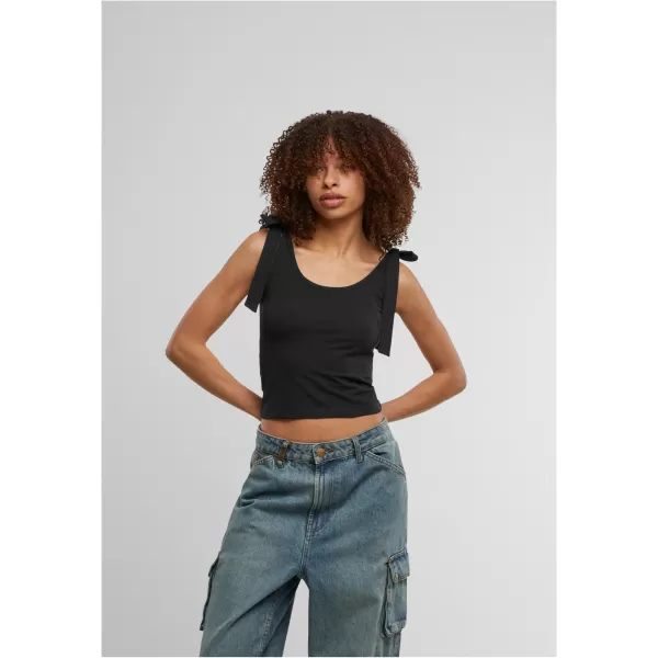  Dámské triko URBAN CLASSICS TB7520A BLACK/BLACK 