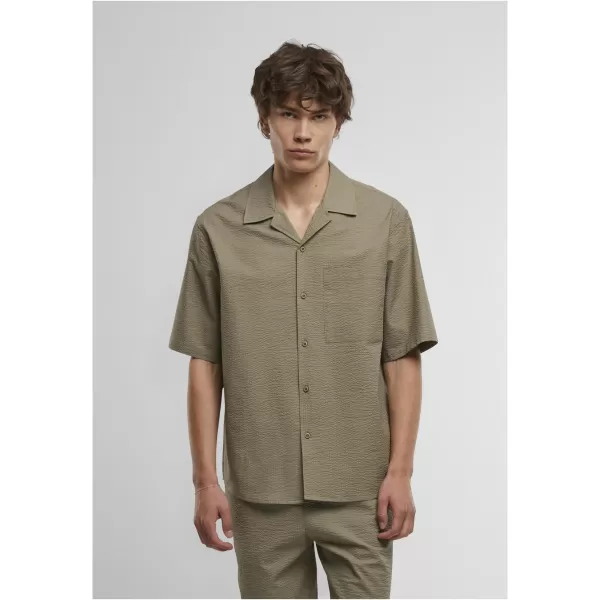  Pánská košile URBAN CLASSICS TB6409 PALE OLIVE 