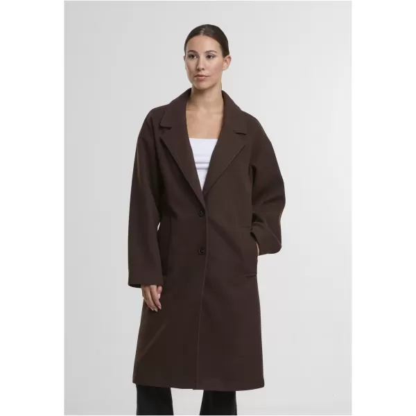  Dámský kabát URBAN CLASSICS TB6073 WARM BROWN 