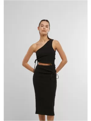 Dámské šaty URBAN CLASSICS TB7706 BLACK