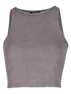 Dámské triko URBAN CLASSICS TB7482A STEEL GREY