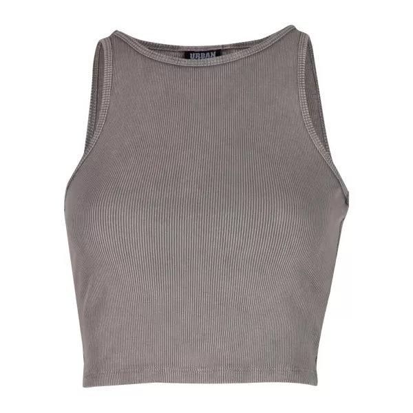  Dámské triko URBAN CLASSICS TB7482A STEEL GREY 