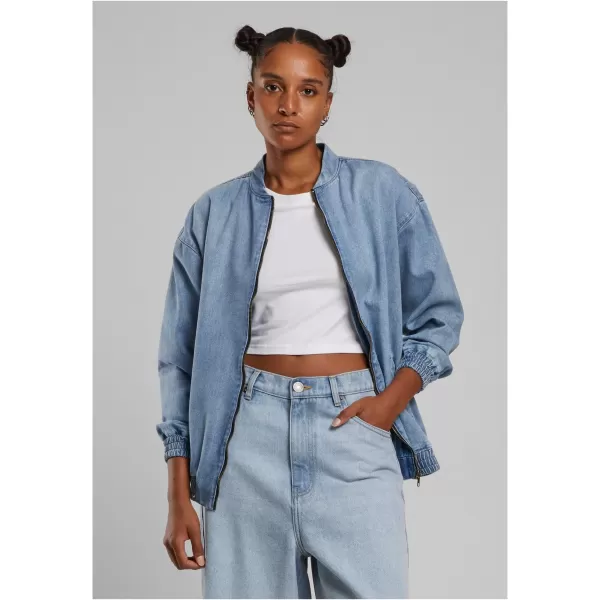  Dámská bunda URBAN CLASSICS TB7131 NEW LIGHT  BLUE DIRTY WASHED 