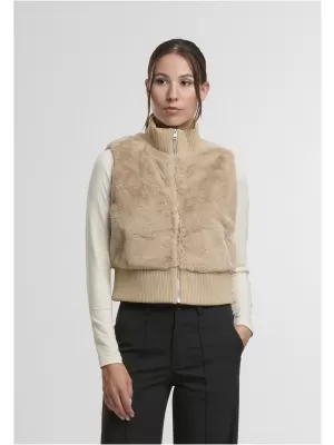 Dámská vesta URBAN CLASSICS TB7933 WET SAND