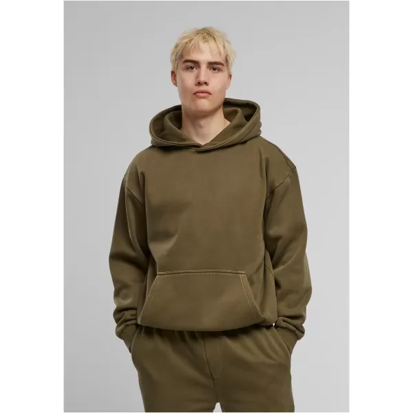  Pánská mikina URBAN CLASSICS TB7609 WARM KHAKI 