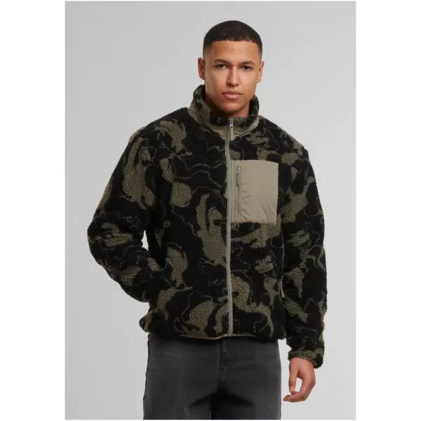  Pánská bunda URBAN CLASSICS TB8025 OLIVE SWIRL 
