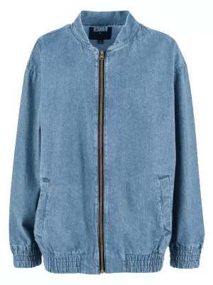 Dámská bunda URBAN CLASSICS TB7131 NEW LIGHT BLUE DIRTY WASHED