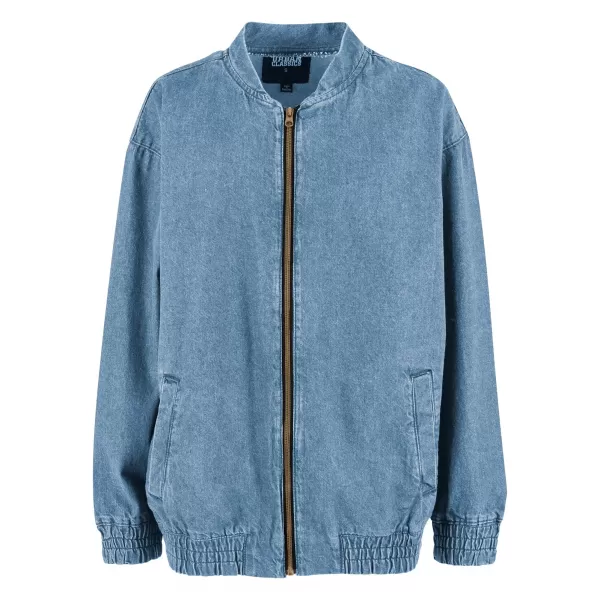  Dámská bunda URBAN CLASSICS TB7131 NEW LIGHT  BLUE DIRTY WASHED 