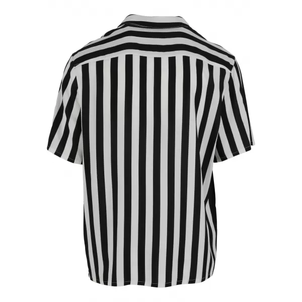  Pánská košile URBAN CLASSICS TB4150 BLACK/OFFWHITE 