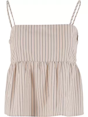 Dámské triko URBAN CLASSICS TB7531 CLOUD/WHITE