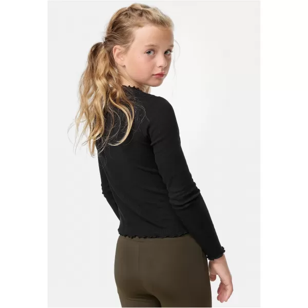  Dětské triko URBAN CLASSICS UCK3996B WHITE/BLACK/PALEPINK 