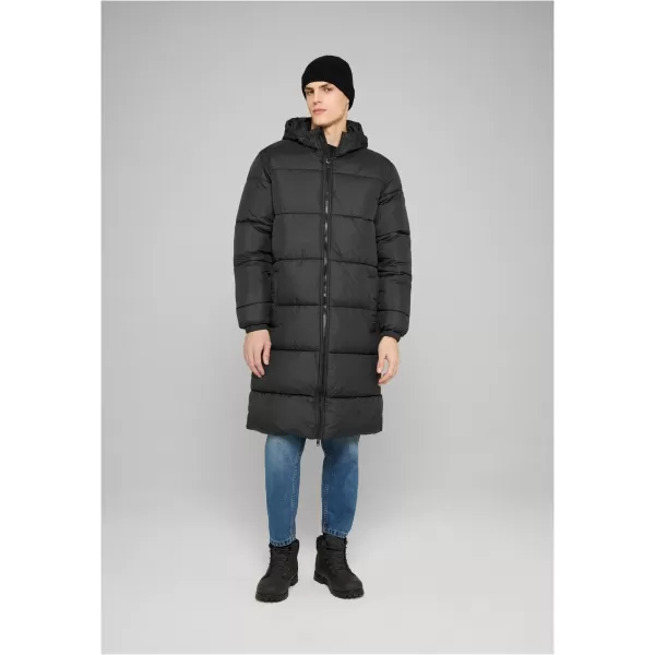  Pánský prošívaný kabát URBAN CLASSICS TB8705-00007 BLACK 