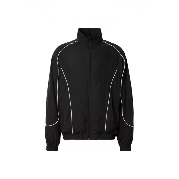  Pánská tepláková bunda URBAN CLASSICS TB8044-00007 BLACK 