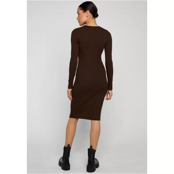  Dámské šaty URBAN CLASSICS TB1340 BROWN 