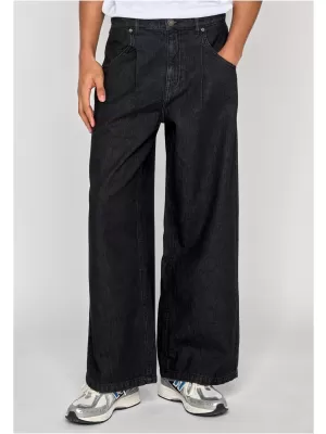 Pánské kalhoty URBAN CLASSICS TB8033 BLACK WASHED