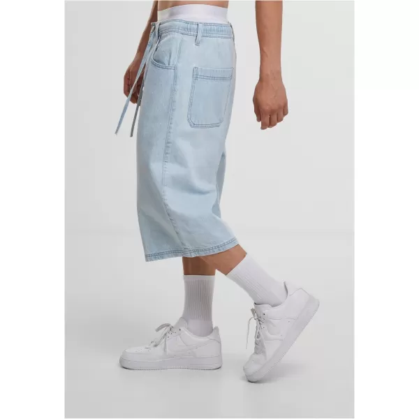  Pánské kraťasy URBAN CLASSICS TB8220 NEW LIGHT BLUE WASHED 