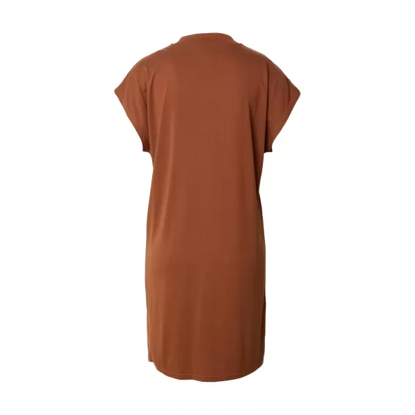  Dámské šaty URBAN CLASSICS TB2598 CINNAMON BROWN 