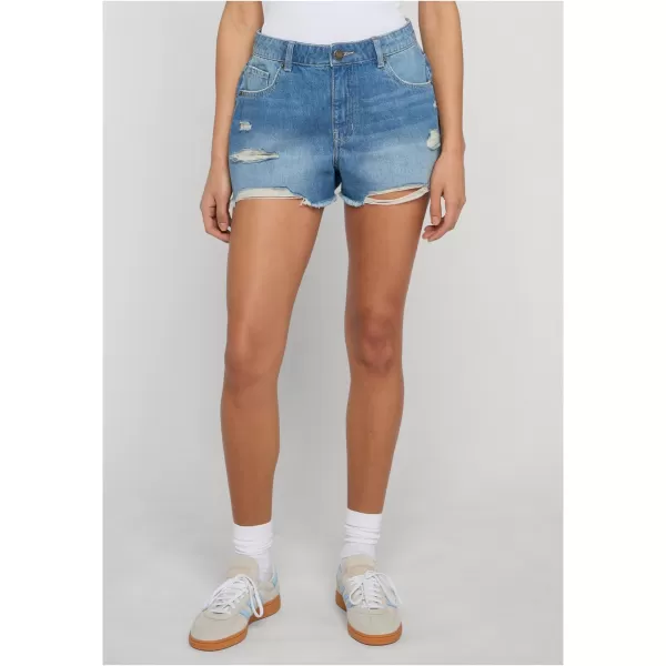  Dámské kraťasy URBAN CLASSICS TB8193 LIGHT BLUE WASHED 