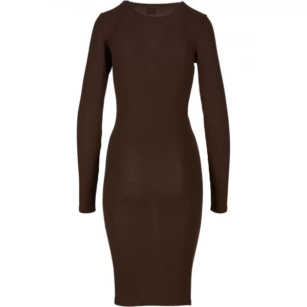  Dámské šaty URBAN CLASSICS TB1340 BROWN 