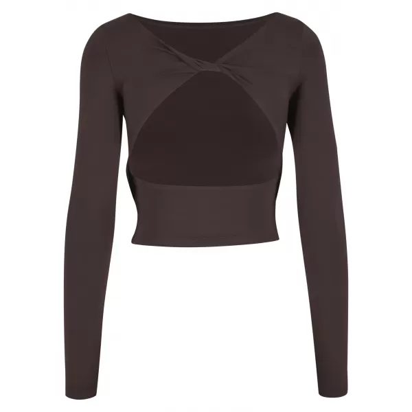  Dámské triko URBAN CLASSICS TB7721 WARM/BROWN 