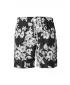 Pánské koupací kraťasy URBAN CLASSICS TB2679 BLACK FLOWERS