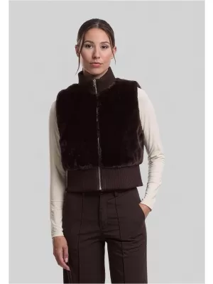 Dámská vesta URBAN CLASSICS TB7933-00075 BROWN