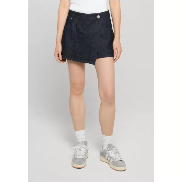  Dámská sukně URBAN CLASSICS TB8365 BLUE RINSED WASHED 