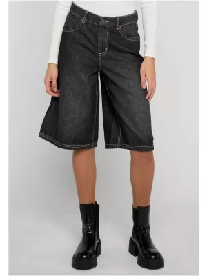 Dámské kalhoty URBAN CLASSICS TB8192 BLACK WASHED