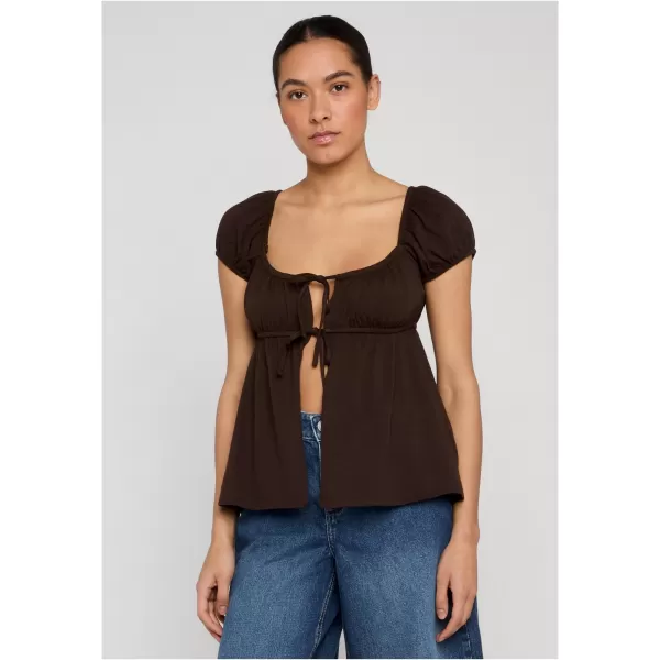  Dámské tričko URBAN CLASSICS TB8177-00075 BROWN 