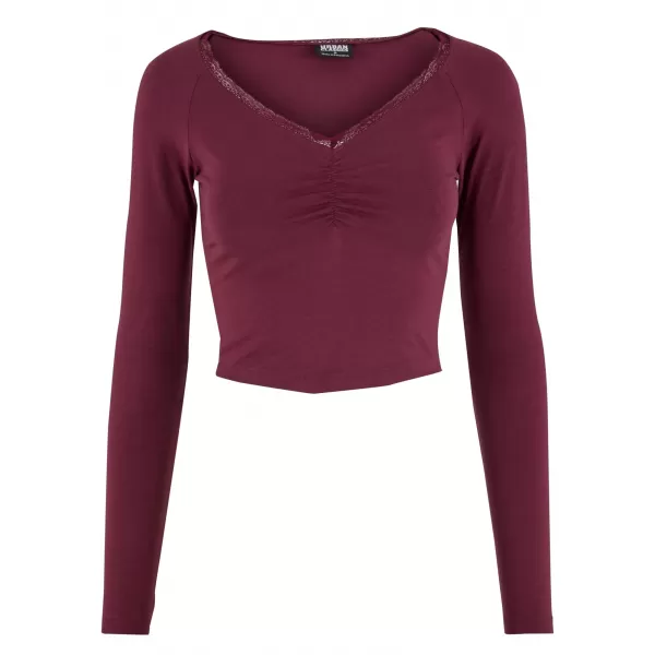  Dámské tričko URBAN CLASSICS TB7729-01151 CHERRY 