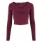 Dámské tričko URBAN CLASSICS TB7729-01151 CHERRY