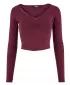 Dámské tričko URBAN CLASSICS TB7729-01151 CHERRY