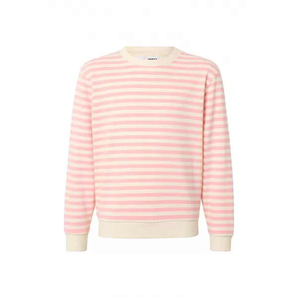  Dětská mikina URBAN CLASSICS UCK6135 LEMONADE PINK/ WHITE SAND 
